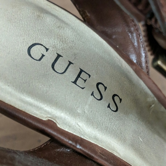 Braided Vegan Guess Stilettoes - Picture 2 of 3